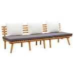 vidaXL Tuinslaapbank 200x65 cm massief acaciahout, Huis en Inrichting, Zetels | Zetels, Verzenden, Nieuw
