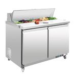 U serie RVS gekoelde saladette 2-deurs | 405L | 1/1GN |Polar, Verzenden, Nieuw in verpakking