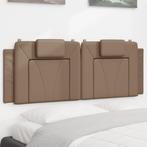 vidaXL Hoofdbordkussen 120 cm kunstleer cappuccinokleurig, Huis en Inrichting, Slaapkamer | Bedden, Verzenden, Nieuw
