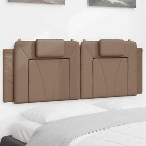 vidaXL Hoofdbordkussen 120 cm kunstleer cappuccinokleurig, Huis en Inrichting, Slaapkamer | Bedden, Nieuw, Verzenden