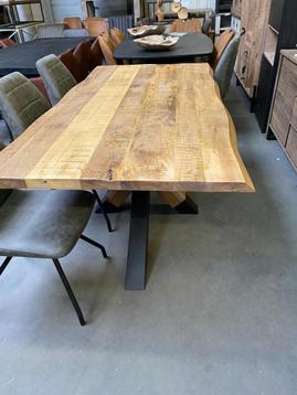 Boomstamtafel mangohout (nieuw, outlet)