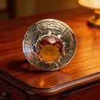 Citrien - Zilver, James Crichton & Son - Broche