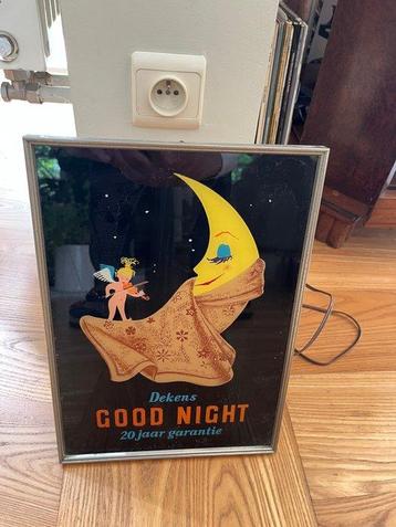 Good night dekens - Caisson lumineux - Verre