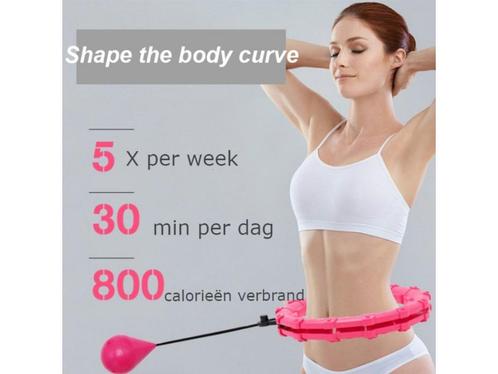 Hoelahoep met Gewicht - Fitness Hoelahoep - Verstelbaar -, Huis en Inrichting, Woonaccessoires | Overige, Nieuw, Verzenden