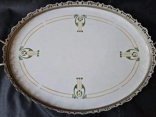 Decoratief dienblad - Mehner - Duitsland - Chris van der, Antiek en Kunst, Antiek | Glaswerk en Kristal