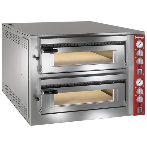 Pizzaoven | Elektrisch | 6+6x Ø35cm | 50°C/450°C | 15kW, Zakelijke goederen, Horeca | Keukenapparatuur, Nieuw in verpakking, Verzenden