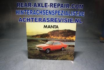 Folder Opel Manta A, uitgave oktober 1973. (Overig) beschikbaar voor biedingen