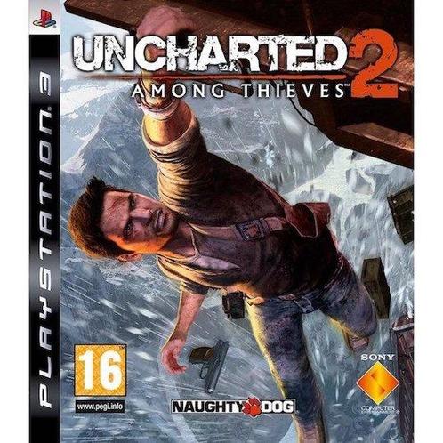 Uncharted 2 Among Thieves (PS3 Games) (Playstation 3), Games en Spelcomputers, Games | Sony PlayStation 3, Zo goed als nieuw, Ophalen of Verzenden