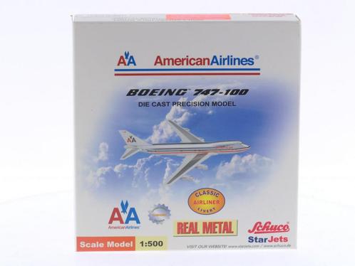 Schaal 1:500 Schuco/Star Jets 355 7627 American Airlines..., Hobby en Vrije tijd, Modelbouw | Vliegtuigen en Helikopters, Gebruikt