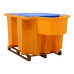 Gebruikte Kunststof lekbakken opvangbak voor 1 IBC, Ophalen of Verzenden, Gebruikt