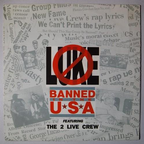 Luke featuring The 2 Live Crew - Banned in The U.S.A. -..., CD & DVD, Vinyles Singles, Single, Pop