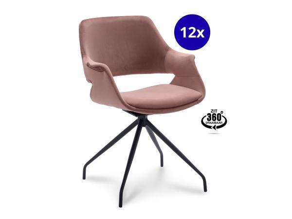 Veiling - Eetkamerstoel Kenny (set van 12) Draaibaar - Velve, Maison & Meubles, Chaises