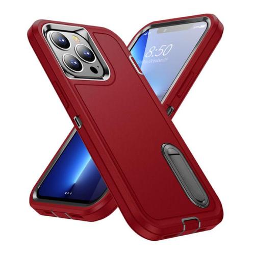 iPhone SE (2020) Armor Hoesje met Kickstand - Shockproof, Télécoms, Téléphonie mobile | Housses, Coques & Façades | Apple iPhone