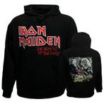 Iron Maiden Hoodie Number Of The Beast Faded Edge Vintage, Nieuw