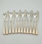 WMF - Visbestekset (12) - O - Verzilverd - Art Deco