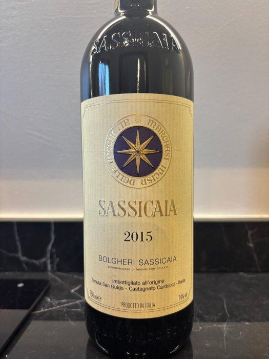 2015 Tenuta San Guido, Sassicaia - Super Tuscans - 1 Fles, Verzamelen, Wijnen