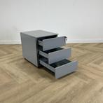 ladeblok vv 3 lades en sleutel, (hxbxd) 52x42x58 cm, grijs, Gebruikt, Metaal