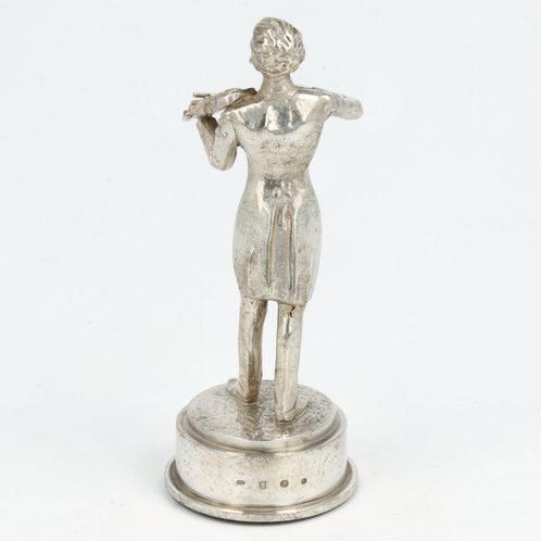 Kon. Zilverstad Violist - Miniatuur beeldje - .925 zilver, Antiek en Kunst, Antiek | Zilver en Goud