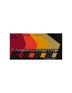 1968 PORSCHE 911 & 912 KLEURENKAART BROCHURE, Ophalen of Verzenden, Nieuw