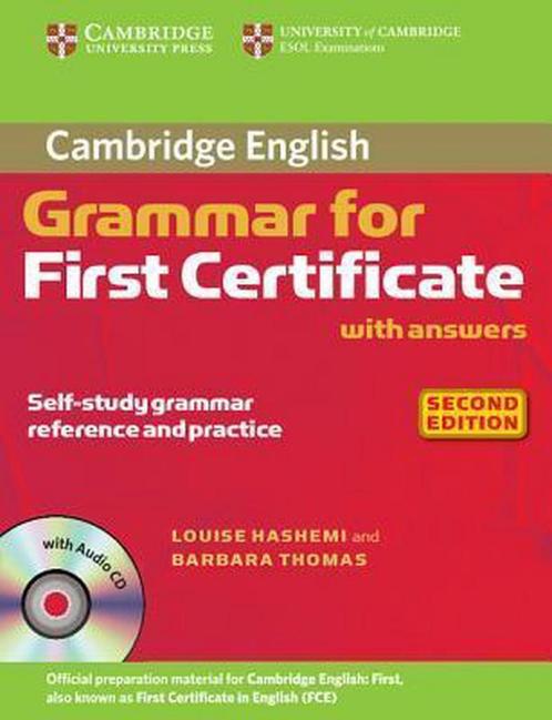 Cambridge Grammar for First Certificate With Answers and, Boeken, Overige Boeken, Gelezen, Verzenden