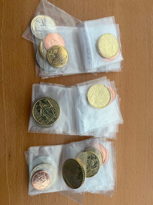 Frankrijk. Series 1 Cent - 2 Euro / Coin Roll 1999/2021 (9, Postzegels en Munten, Munten | Europa | Euromunten