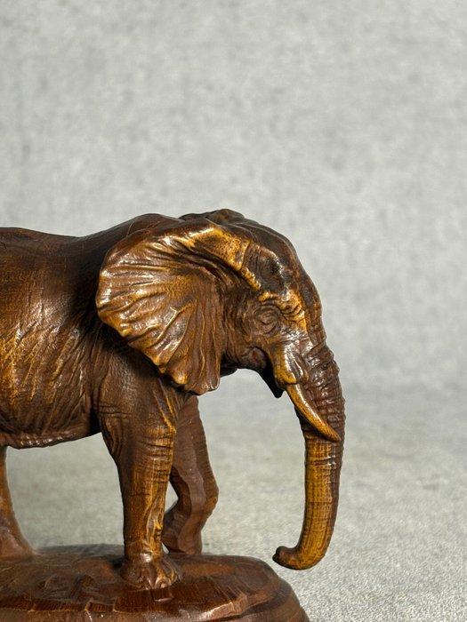 Beeldje - Olifant - Buxus Hout, Antiek en Kunst, Kunst | Niet-Westerse kunst
