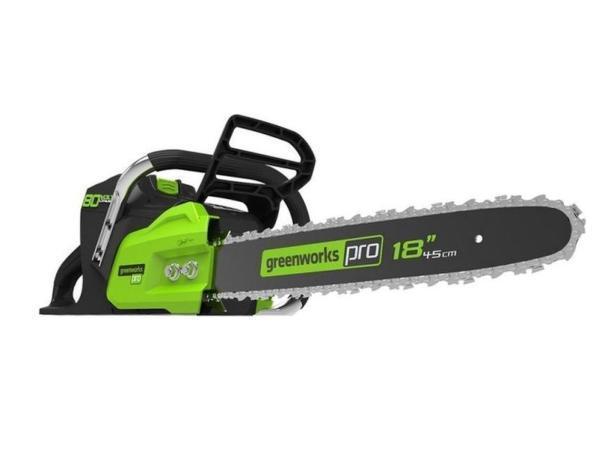 Veiling - Greenworks GD80CS50 80V Li-ion accu kettingzaag bo, Bricolage & Construction, Outillage | Scies mécaniques