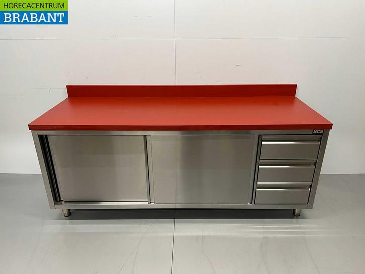 Acier inoxydable Polyéthylène PE Armoire de travail Table de, Articles professionnels, Horeca | Autre, Envoi