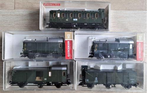 Fleischmann H0 - 5794 K/5795 K/5300 06 / 84 5380 K - Wagon, Hobby en Vrije tijd, Modeltreinen | H0
