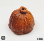 Racine de lotus sculptée à la main en bois de boxe véritable