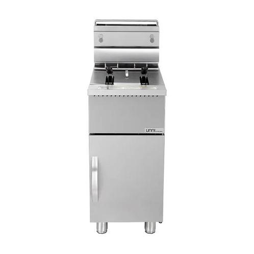 Unni-cooking gas friteuse 21 liter, Zakelijke goederen, Horeca | Keukenapparatuur, Ophalen of Verzenden