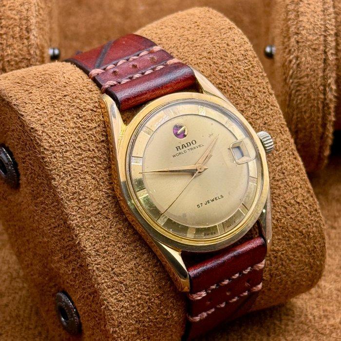 Rado - World Travel 57 Jewels - Sans Prix de Réserve -, Handtassen en Accessoires, Horloges | Heren