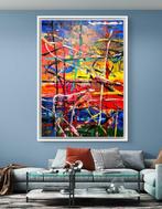 Micha Lenartowicz - Abstract Composition - XXL, Antiek en Kunst, Kunst | Schilderijen | Modern