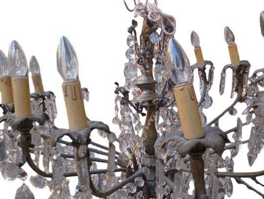 Kroonluchter - Verguld brons, Antiek en Kunst, Curiosa en Brocante