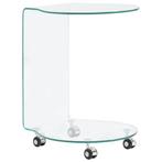 vidaXL Salontafel 45x40x58 cm gehard glas, Huis en Inrichting, Tafels | Salontafels, Verzenden, Nieuw