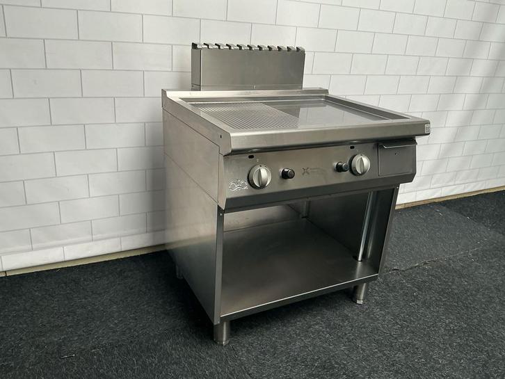 Ata bakplaat 1/2 ribbel 1/2 glad, Zakelijke goederen, Horeca | Keukenapparatuur, Gebruikt, Fornuis, Frituur en Grillen, Ophalen of Verzenden