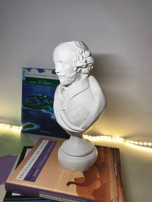 Beeld, Busto di William Shakespeare in gesso alabastrino -, Antiek en Kunst, Curiosa en Brocante