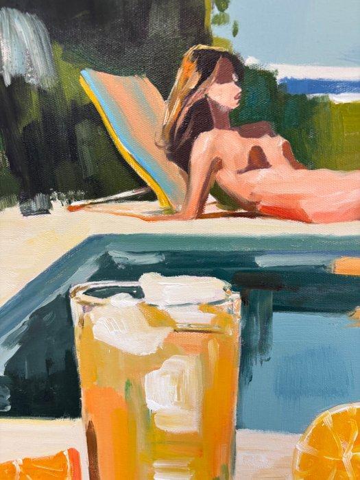 Billy - Ice tea 2, Antiek en Kunst, Kunst | Schilderijen | Modern