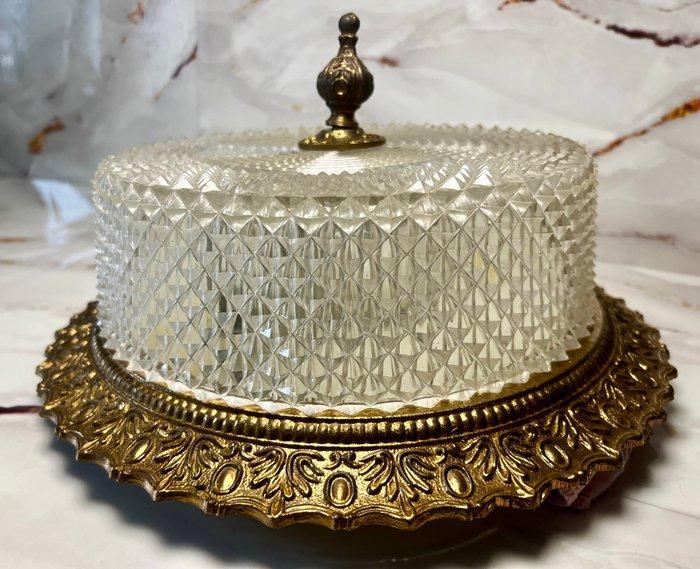 Lamp - Kristal, Koper, Brons - Hollywood regency style, Antiek en Kunst, Curiosa en Brocante