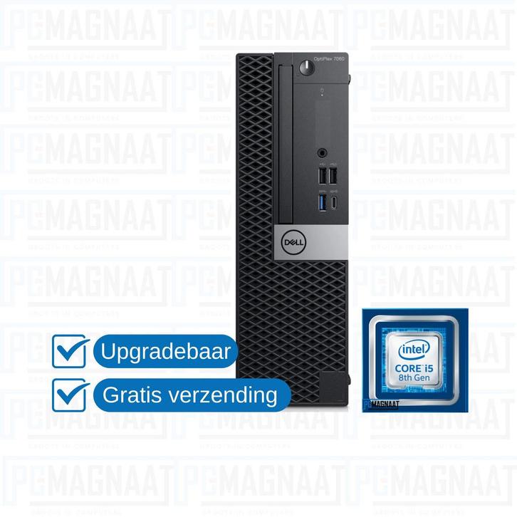 Dell Optiplex 7060 SFF i5-8500 | 8GB DDR4 256GB NVMe, Computers en Software, Desktop Pc's, 3 tot 4 Ghz, SSD, Gebruikt, 8 GB, Ophalen of Verzenden