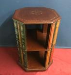 Boekenkast - Hout, Leder - Boekenmolen, Antiek en Kunst