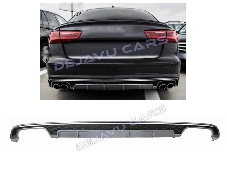 S6 Look Diffuser voor Audi A6 C7.5 Facelift, Auto diversen, Tuning en Styling, Ophalen of Verzenden