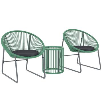 Tuinlounge - LuxeLiving - Weerbestendig - Groen, Ophalen of Verzenden