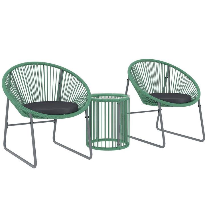 Tuinlounge - Weerbestendig - Groen, Tuin en Terras, Tuinsets en Loungesets, Nieuw, Ophalen of Verzenden