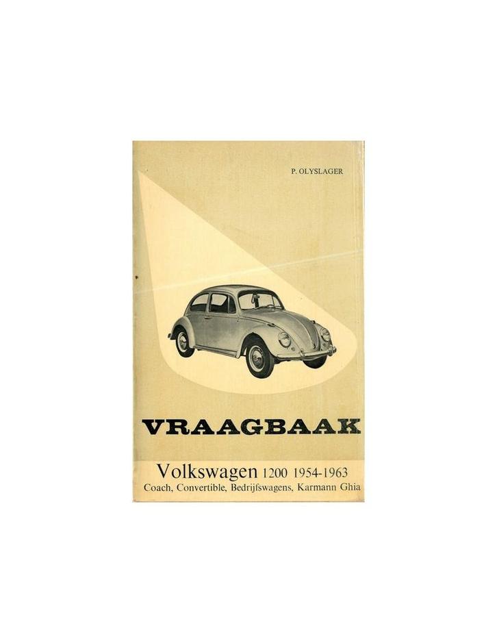 1961 -1963 VOLKSWAGEN 1200 VRAAGBAAK NEDERLANDS, Auto diversen, Handleidingen en Instructieboekjes, Ophalen of Verzenden
