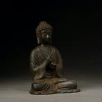 Japanse gietijzeren beeldhouwwerk - Japanse gietijzeren -, Antiek en Kunst