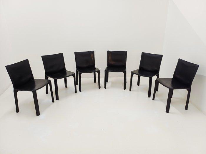 Cassina - Mario Bellini - Stoel (6) - Taxibestelling 412 -, Antiek en Kunst, Kunst | Designobjecten