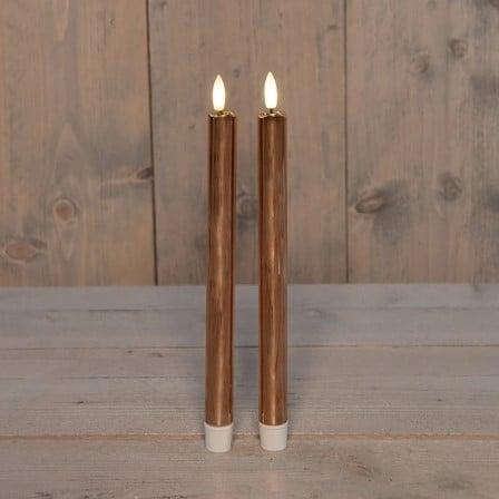 Ledkaars 3d flame candle koper annas collection d 2,5 h 23, Hobby en Vrije tijd, Knutselen, Nieuw