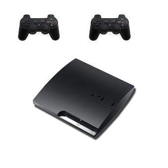 Playstation 3 Slim 160GB + 2 Nieuwe Controllers, Games en Spelcomputers, Spelcomputers | Sony PlayStation 3, Nieuw, Ophalen of Verzenden