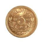 Suède. Oscar II. SEK 5 Gold coin 1901  (Sans Prix de, Timbres & Monnaies, Monnaies | Europe | Monnaies non-euro